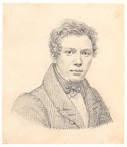 Selvportræt by Wilhelm Marstrand