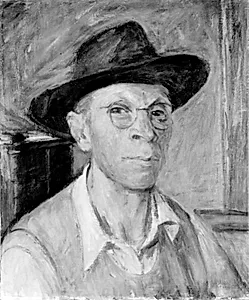 Selvportræt by William Lönnberg