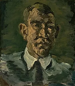 Selvportræt by Vilhelm Lundstrøm