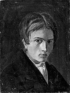 Selvportræt by J.A. Jerichau (I)