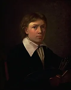 Selvportræt by Constantin Hansen