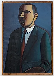Selvportræt by Vilhelm Lundstrøm