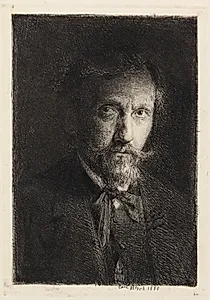 Selvportræt by Carl Bloch