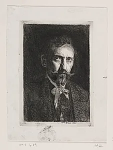 Selvportræt by Carl Bloch