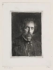 Selvportræt by Carl Bloch