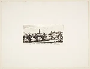 Senatorisk bro, i dag kaldet den ødelagte bro by Giovanni Battista Piranesi