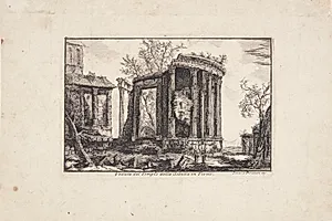 Sibylla-templet i Tivoli by Laura Piranesi