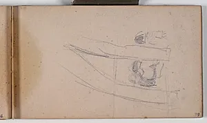 Siddende gruppe under træer by Niels Larsen Stevns