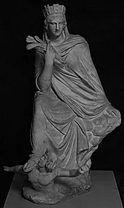 Siddende kvinde, Tyche fra Antiochia by Ubekendt