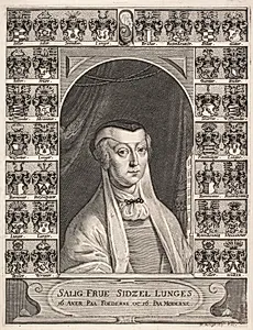 Sidsel Lunge. Mindeblad by Albert Haelwegh