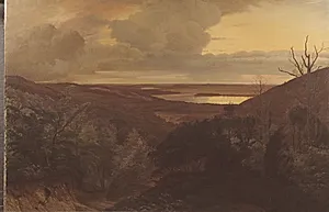 Sildig aften ved Himmelbjerget by Vilhelm Kyhn