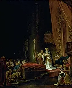 Simeon i templet by Hinrich Jansen