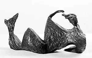 Sirene med hævet arm