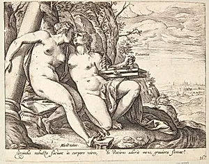 Sjælsstyrke og udholdenhed by Hendrick Goltzius