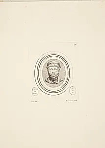 Skægget mandshoved (Platon) by Madame de Pompadour