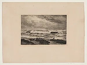 Skagen. Storm by Carl Locher