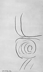 Skitse af fragment af et ornament by Henri de Toulouse-Lautrec