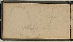 Skitse af rygvendt figur by Niels Larsen Stevns
