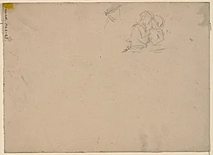 Skitse af to børn by Niels Larsen Stevns
