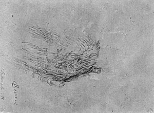 Skitse til en kurv by Federico Barocci