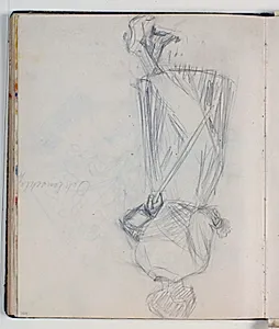 Skitse til "Engen ved Nysø" by Niels Larsen Stevns