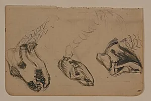 Skitser af dyrekranier by Niels Larsen Stevns