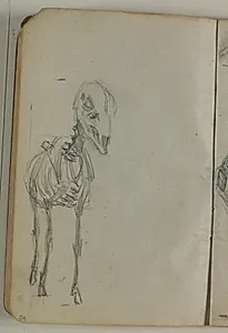 Skitser af dyreskeletter by Niels Larsen Stevns