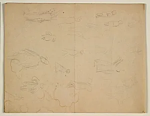 Skitser af figurer i bevægelse by Niels Larsen Stevns