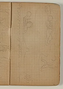 Skitser af figurer og dyr by Niels Larsen Stevns