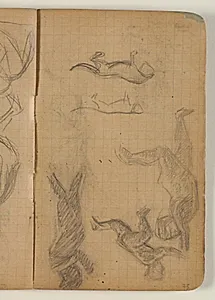 Skitser af figurer og dyr by Niels Larsen Stevns