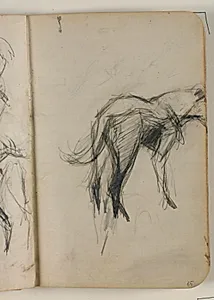 Skitser af hunde by Niels Larsen Stevns
