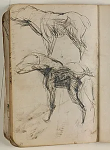 Skitser af hunde by Niels Larsen Stevns