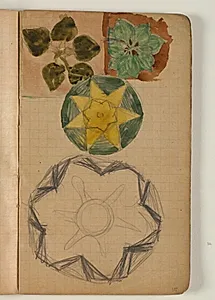 Skitser af planter og anden ornamentik by Niels Larsen Stevns
