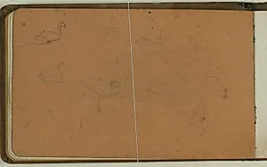 Skitser af svaner m.m. by Niels Larsen Stevns
