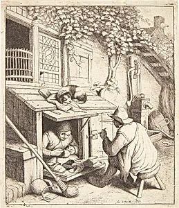 Skomageren by Adriaen van Ostade
