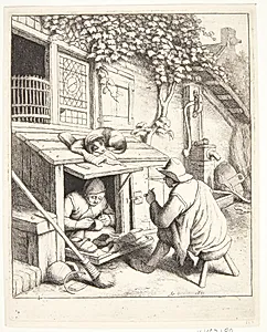 Skomageren by Adriaen van Ostade