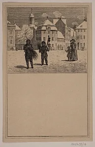 Skorstensfejerne. Nr. 16 i Chr. Winther og M. Rørbye, "25 Billeder for små børn" by Adolph Kittendorff
