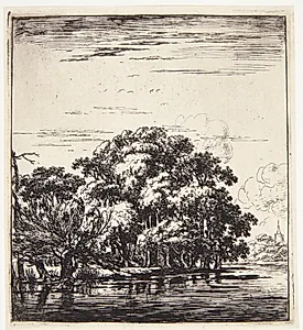 Skov på en landtange by Herman Naiwincx