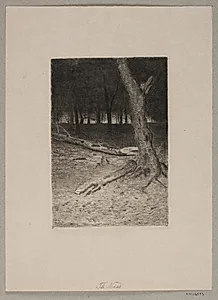 Skovindre. Aften by Thorvald Niss