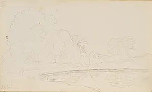 Skovsø og træer by P.C. Skovgaard