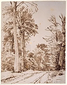 Skovvej. Iselinge by P.C. Skovgaard