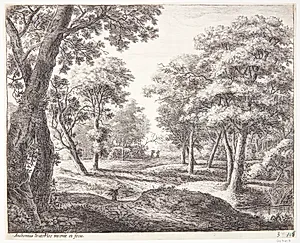 Skovvej by Anthonie Waterloo