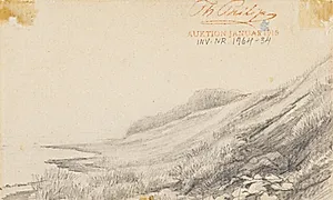 Skrænter ved en dansk kyst by Theodor Philipsen