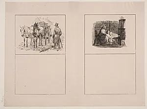 Skraldemandshesten; Vinteren by Adolph Kittendorff