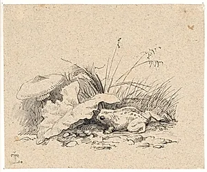 Skrubtudsen by Johan Thomas Lundbye