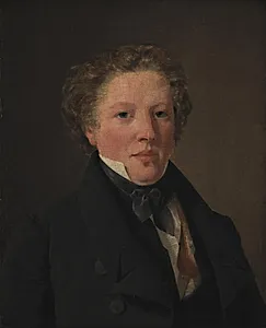 Skuespilleren Christoffer Hvid by Wilhelm Bendz