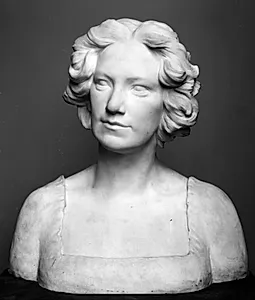 Skuespillerinden Fru Johanne Dybwad by Augusta Antonette Finne