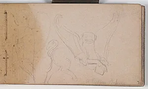 Skulpturelle detaljer fra S. Stefano, Bologna by Niels Larsen Stevns