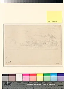 Skystudie over Kullen. by C.W. Eckersberg