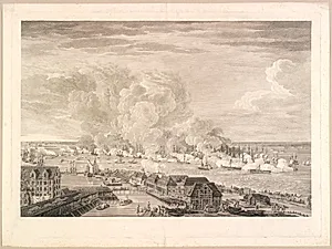 Slaget på Reden 2. april 1801 by J.F. Clemens